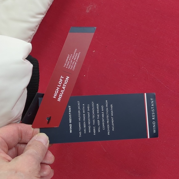 Tommy Hilfiger Quilted Parka Jacket, Sherpa Lined Hood - Picture 6 of 12